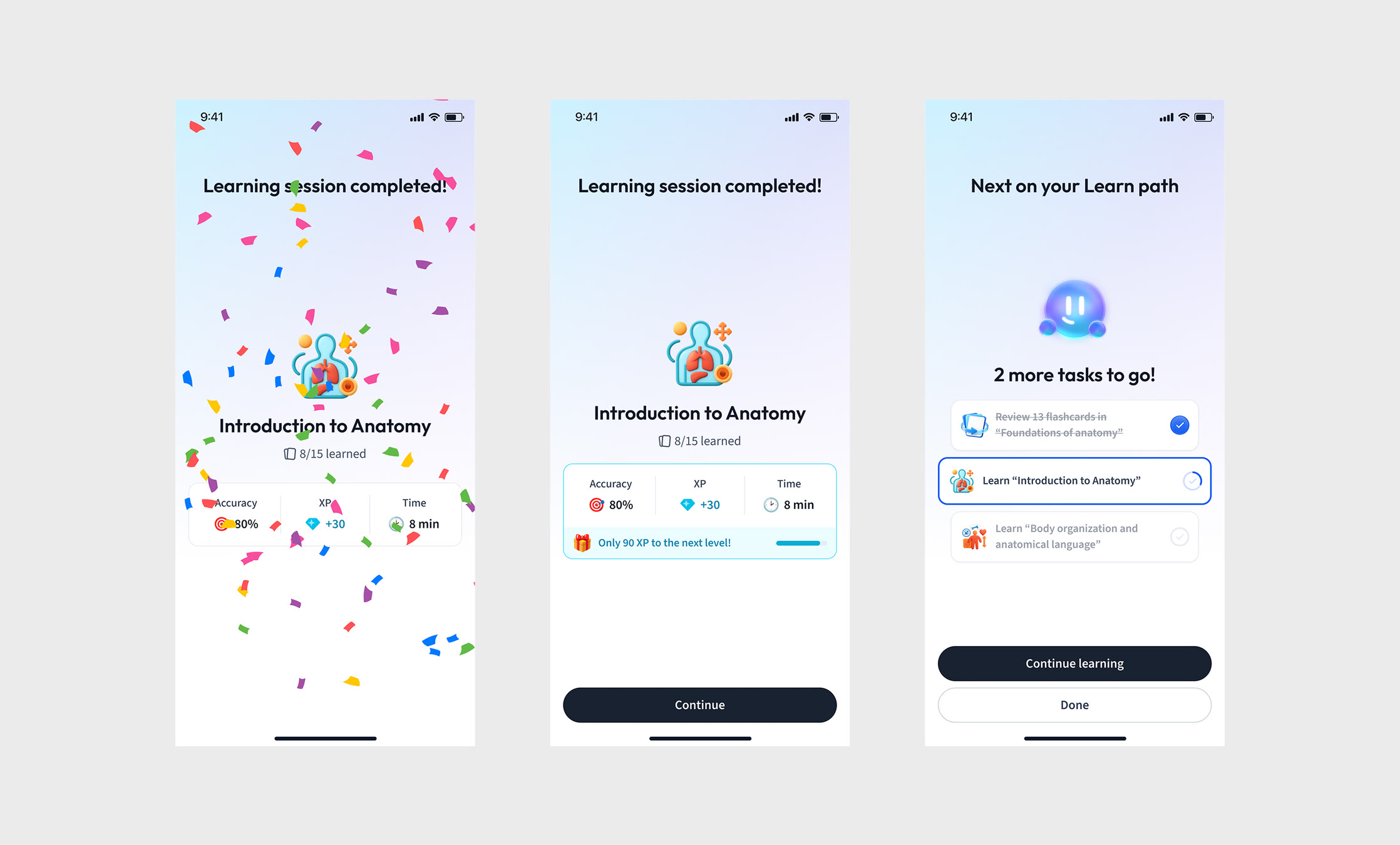 StudySmarter: Post-learning Experience, screen 3