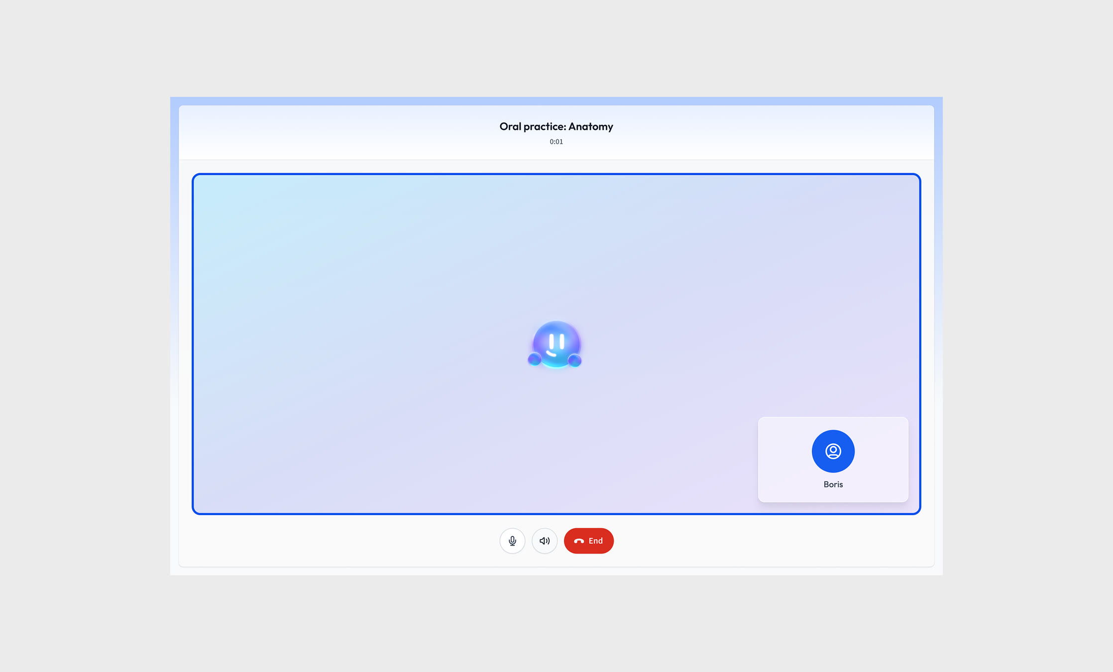 StudySmarter: Oral Practice, screen 3