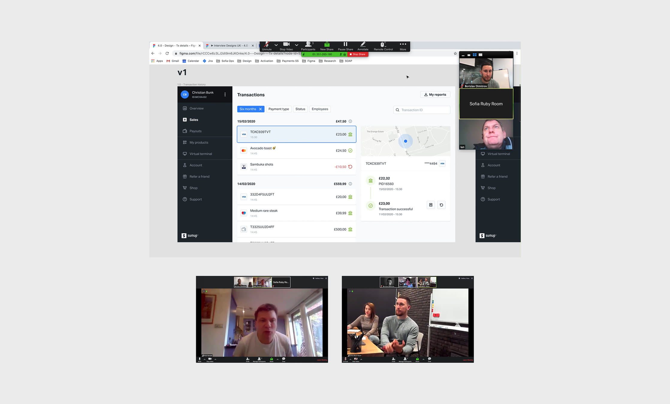 SumUp: UX research, screen 2